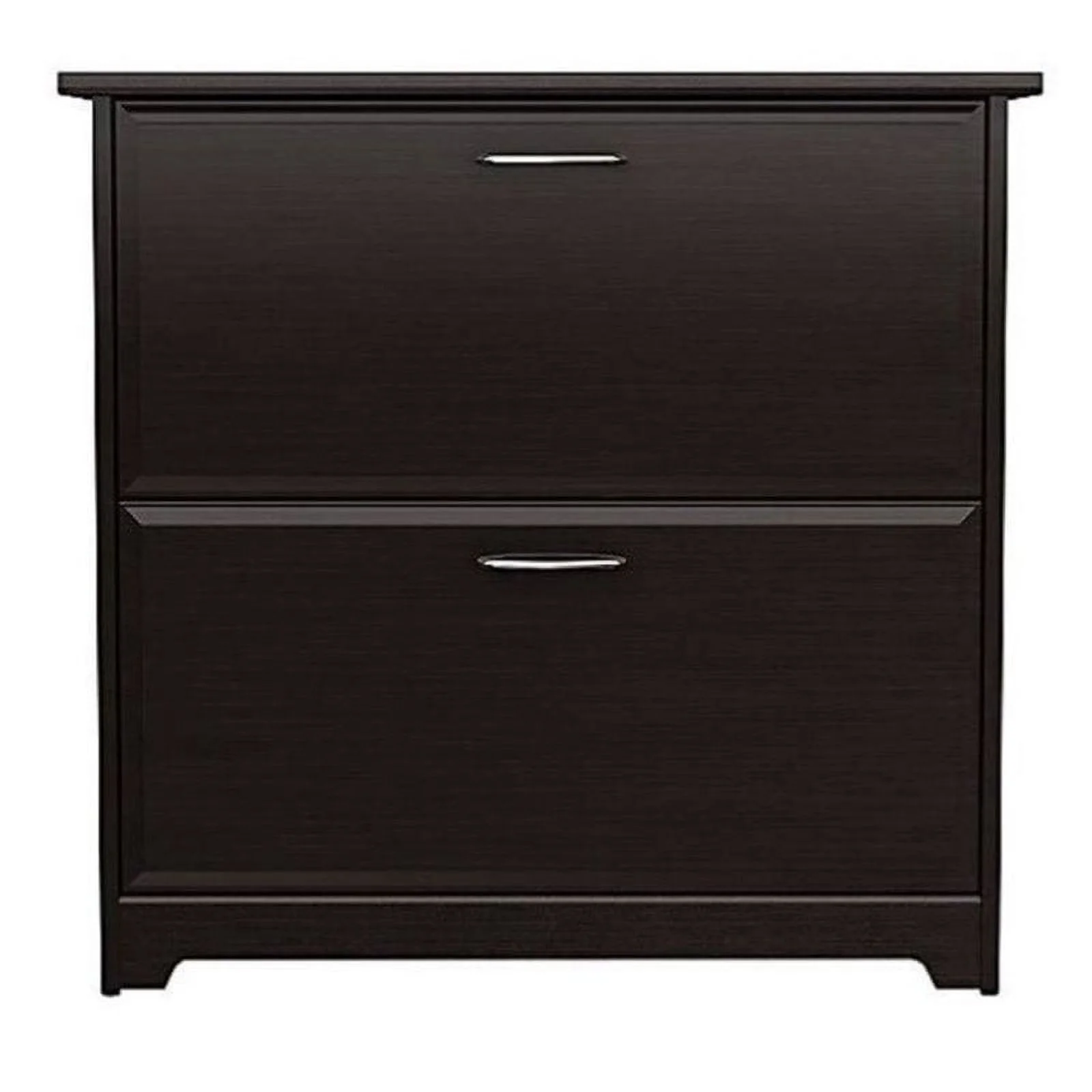 Bowery Hill 2 Drawer Lateral File Cabinet in Espresso Oak