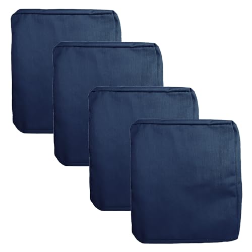 FLYMEI Patio Cushion Covers, Water Resistant Outdoor Cushion Cover Replacement, Patio Sofa Cushion Covers Only Outdoor Couch Cushion Covers, 25