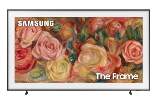 SAMSUNG QN43LS03DAFXZA 43 Inch The Frame 4K Smart Quantum HDR TV with a VG-SCFA43BWB 43 Inch The Frame Customizable Bezel - Modern Brown (2024)