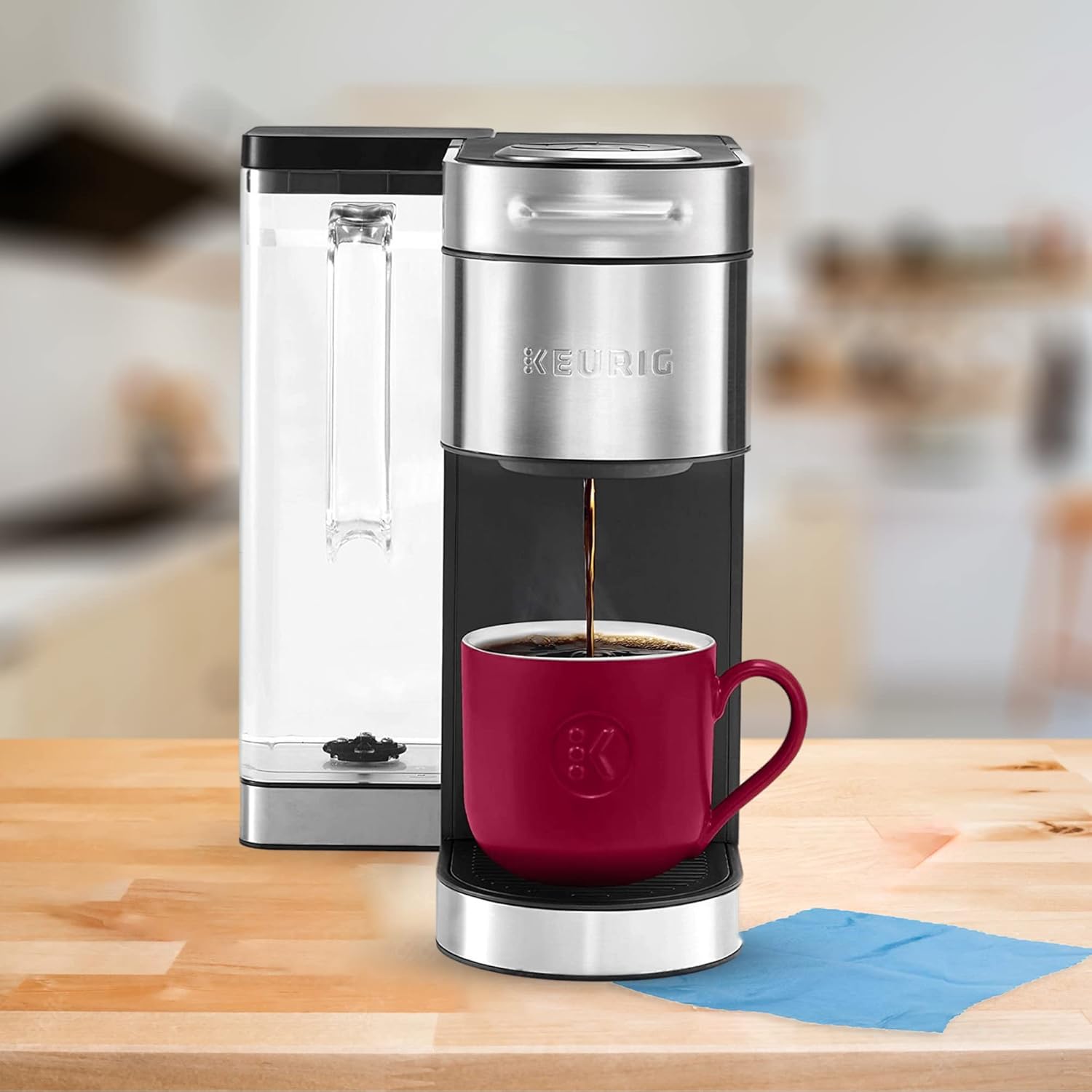 Keurig K-Supreme Plus Coffee Single Serve Maker, 5 Cup Sizes And 78 oz. Reservoir