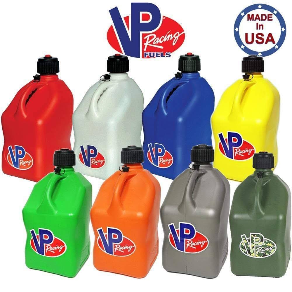 VP Racing Fuel Jugs Square 5 Gallon GAS Can and Hose Yellow / 1 / 0