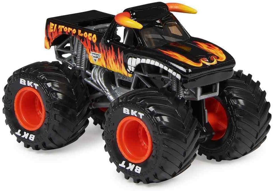 Monster Jam 2023 Spin Master 1:64 Diecast Truck Series 29 Legacy Trucks El Toro Loco (Black)