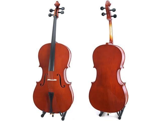 Cecilio Cco-100 Student Cello with Soft Case, Stand, Bow, Rosin, Bridge and Extra Set of Strings, Size 1/4
