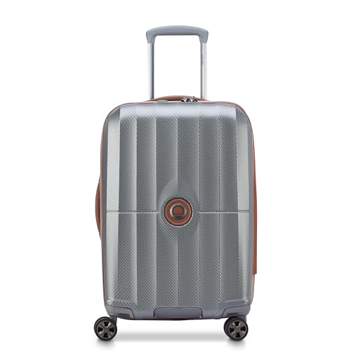 DELSEY PARIS Carrousel Hardside Expandable Luggage with Spinner Wheels, Navy, Carry-on 21 Inch