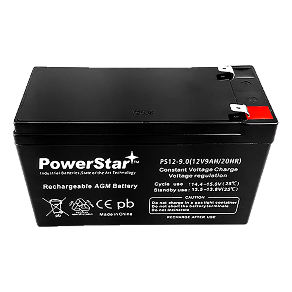 PowerStar 12V 9AH SLA Battery and Charger Combo