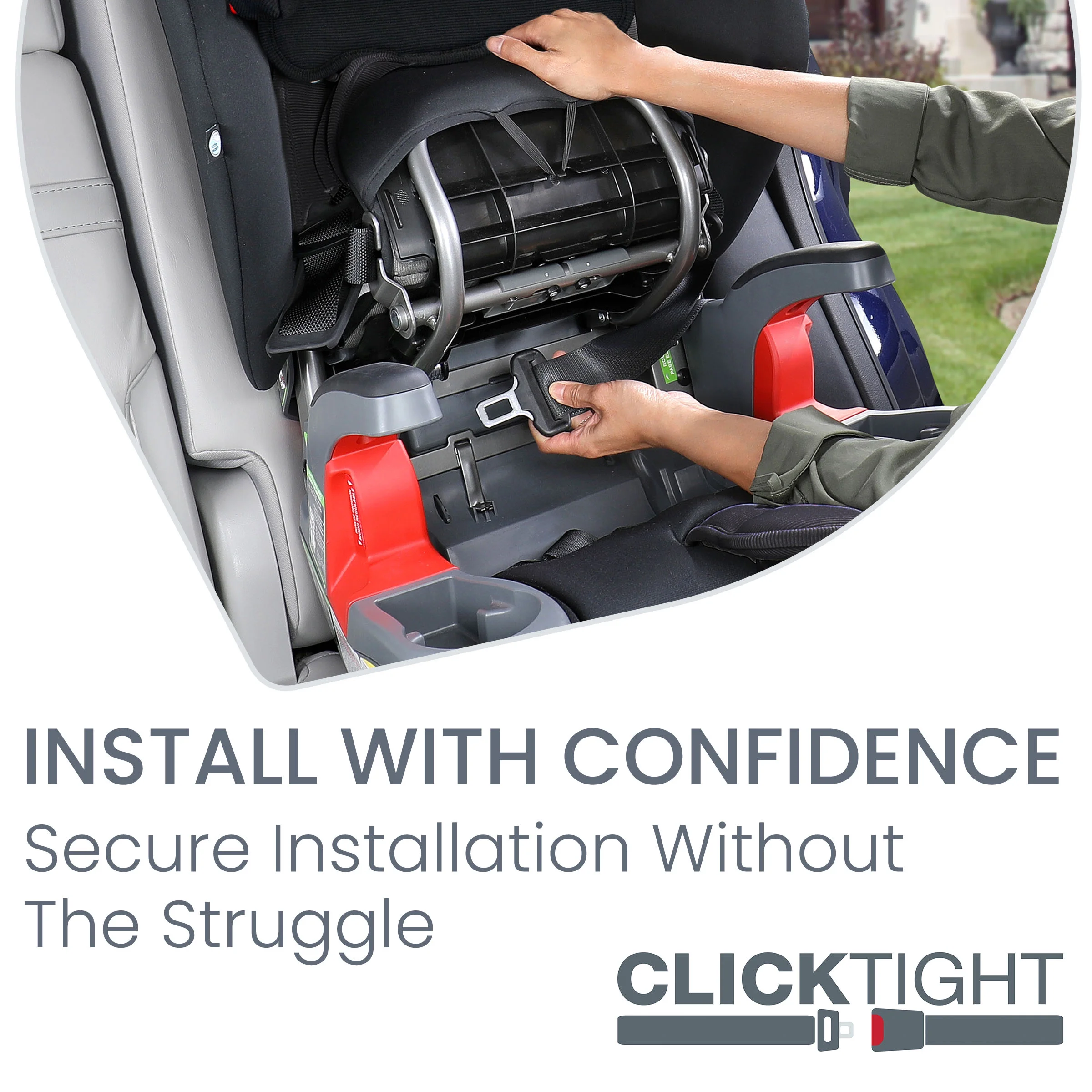 Britax Grow With You ClickTight Harness-2-Booster Car Seat, 2-in-1 High Back Booster, Cool Flow Grey