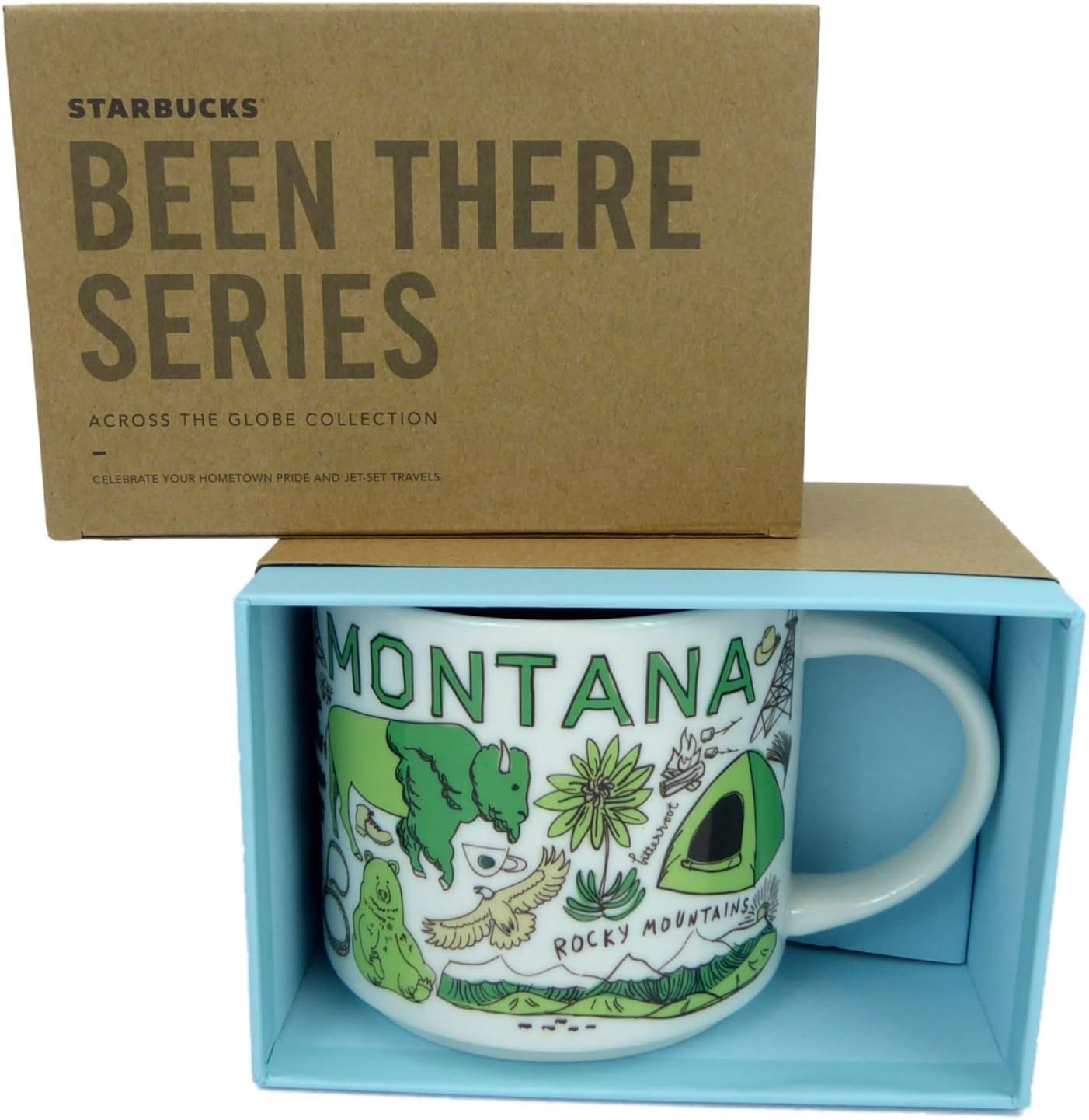 Starbucks MONTANA Been There Series Across the Globe Collection Coffee Mug 14 Ounce