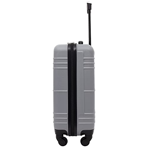 Travelers Club Richmond Spinner Luggage, Charcoal, Carry-On 22-Inch