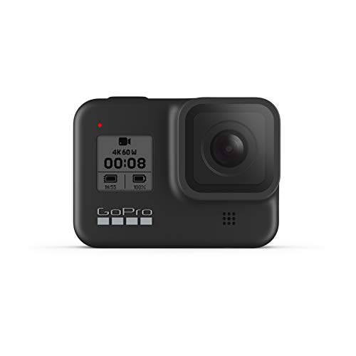 GoPro HERO8 Black - Waterproof Action Camera with Touch Screen 4K Ultra HD Video 12MP Photos 1080p Live Streaming Stabilization