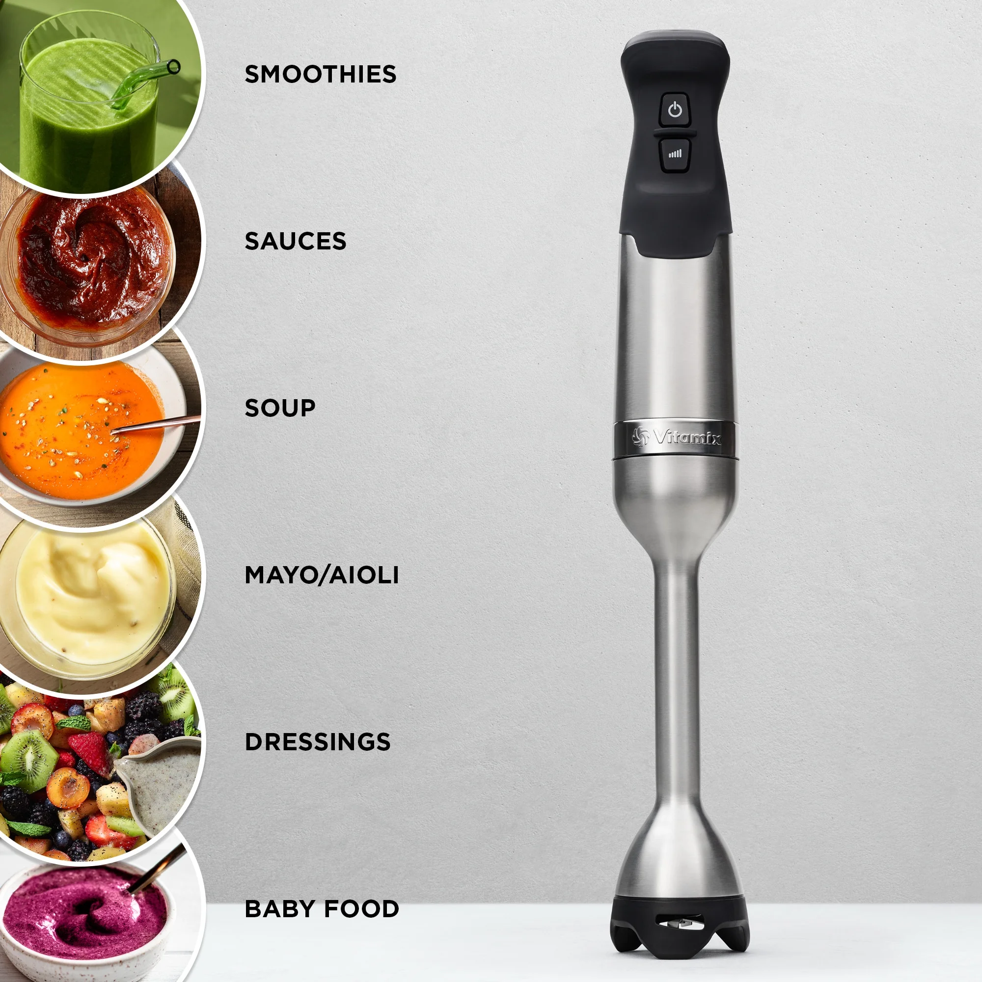 Vitamix Immersion Blender, Black