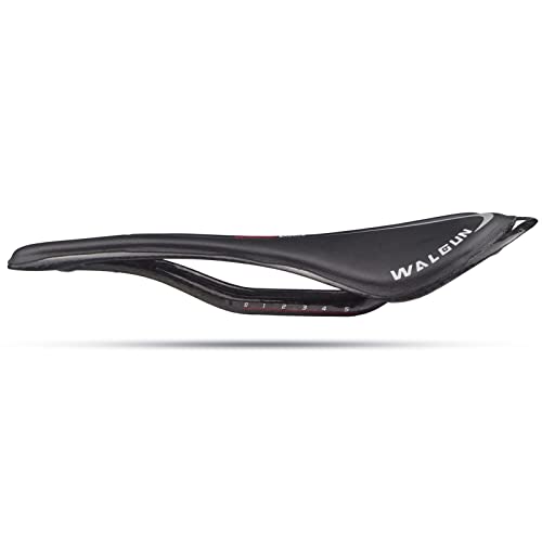 Bike Saddle Ultra-Light Carbon Fiber Bike Saddle - Ergonomic Design for Mountain and Road Bikes