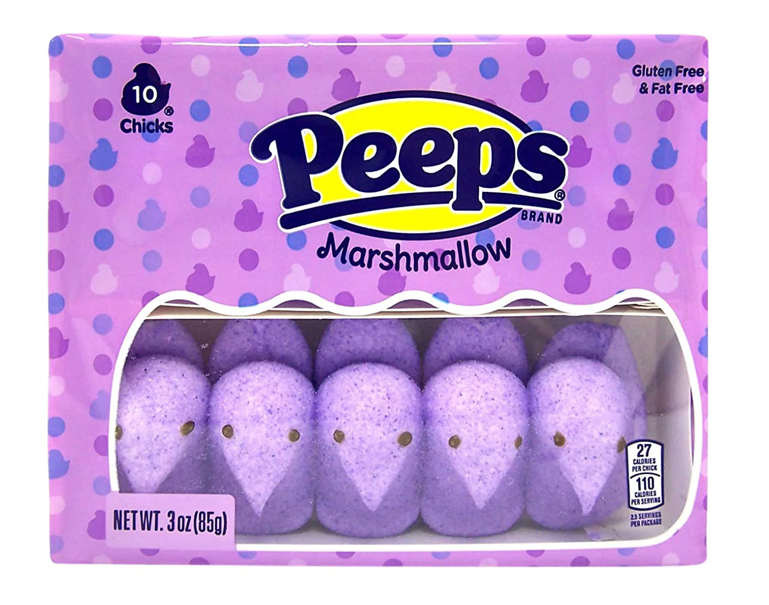 Peeps Marshmallow Variety Pack, Easter Basket Candy, Pack of 5, 1 of Each, 3 Ounces per Pack