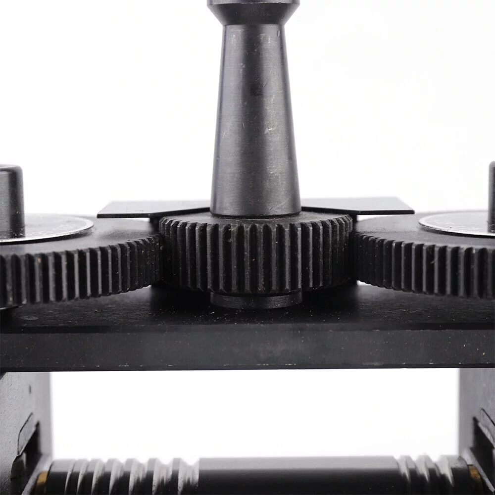 Fichiouy Jewelry Rolling Mill Machine 110mm Manual Combination Rolling Mill Square Line Flat Semi-Circular Press Rolling Mill Jewelry Marking Tools