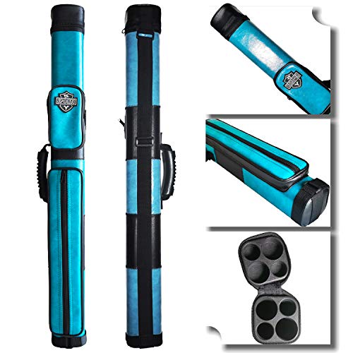 2x2 Hard cue case Square Pool Cue Billiard Stick Carrying Case