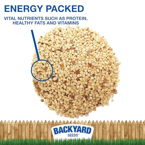 Backyard Seeds Peanut Hearts for Wild Birds 10 Pounds