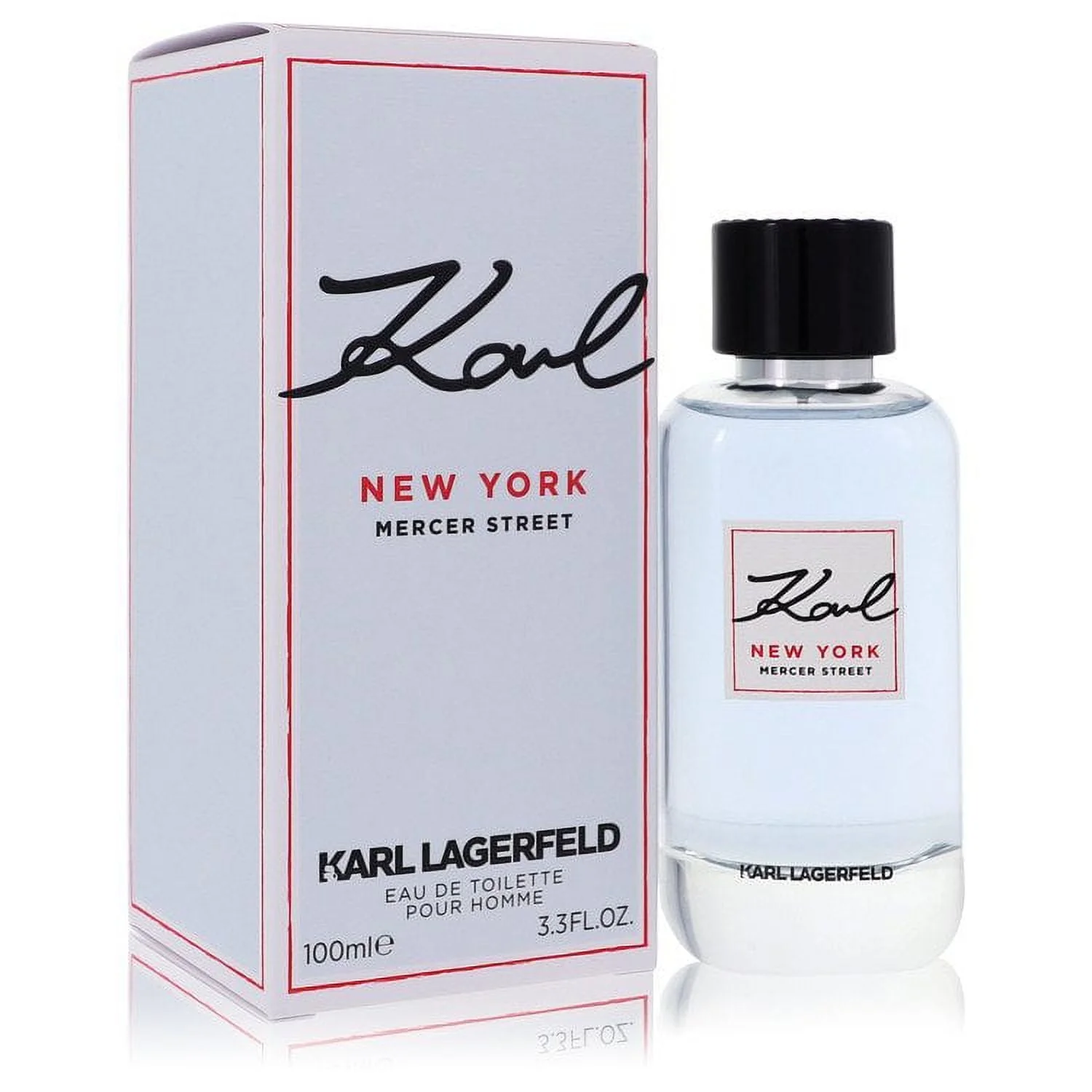 Karl New York Mercer Street by Karl Lagerfeld Eau De Toilette Spray 3.3 oz Pack of 2