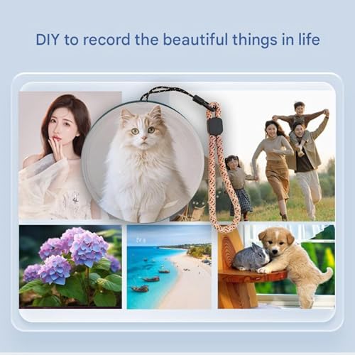 Memory Lamp Ornament, 2026 Core Memory Sphere Christmas Ornament with Sound, Custom Video Sphere Orb, 3D Crystal Ball Video Player, DIY Displaysphere for Couples, Pets, Memories