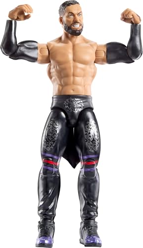Mattel WWE Rhea Ripley Action Figure, Main Event Series #153 6-inch Collectible with 10 Articulation Points & Life-Like Look