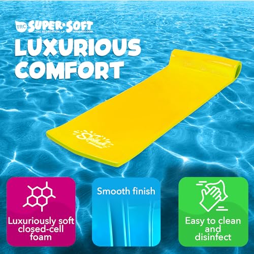 TRC Recreation Foam Swimming Pool Float, Floating Water Lounger, Splash 1.25”