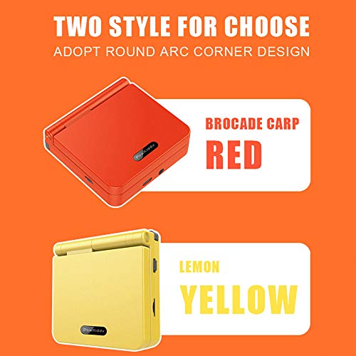 GoolRC Retro Handheld Game Console, with 16G Built-in 2000 Classic Games, Portable Hand Held Open Source Linux System 3.0-in HD IPS Screen Handheld Game Console (Yellow 16GB)