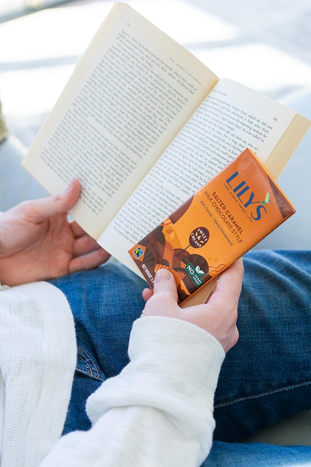 Extra Dark Salted Caramel Chocolate Bar by Lily's | Made with Stevia, No Added Sugar, Low-Carb, Keto Friendly | 70% Cocoa | Fair Trade, Gluten-Free & Non-GMO | 3 ounce, 4-Pack