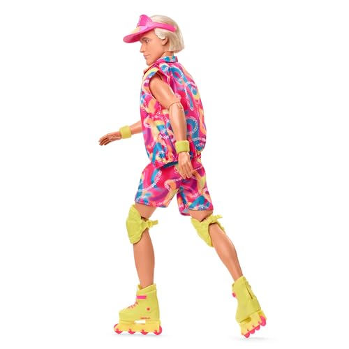 Barbie Ken® Barbie Movie Doll Collectible Doll Wearing Retro Skating Outfit and Roller Skating JBJ51
