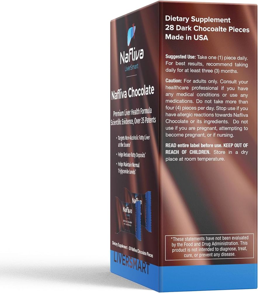 Nafliva LiverSmart | Nafliva Chocolate | with Peppermint Flavor | Premium Liver Health Formula | The Delicious Daily Liver Health & Liver Cleanse Essential