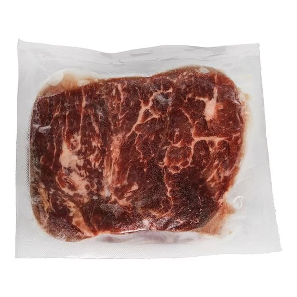 Double Red Provisions RR Choice Flat Iron Beef Steak, 8 Ounce -- 20 per Case.