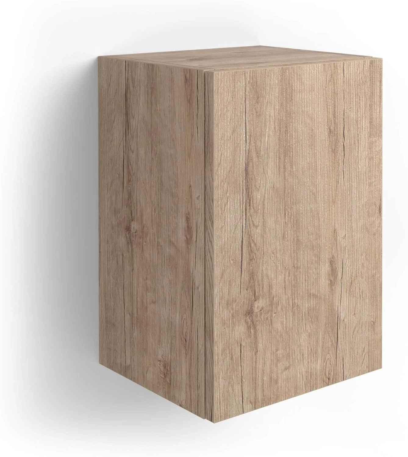 Iacopo Cube Wall Unit With Door Oak Made In Italy