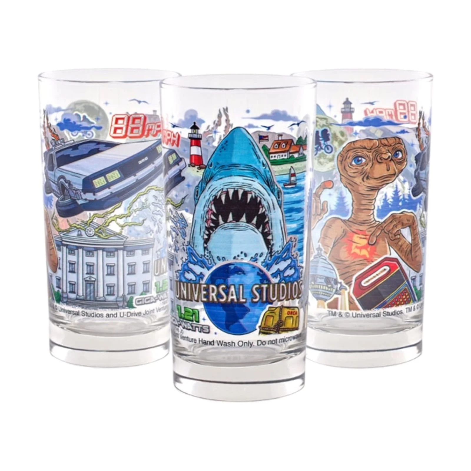 Universal Studios Amblin Compilation Collectible Glass