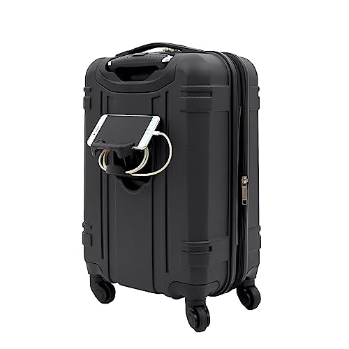 Wrangler Astral Hardside Luggage, Cedar, 20-Inch Carry-On