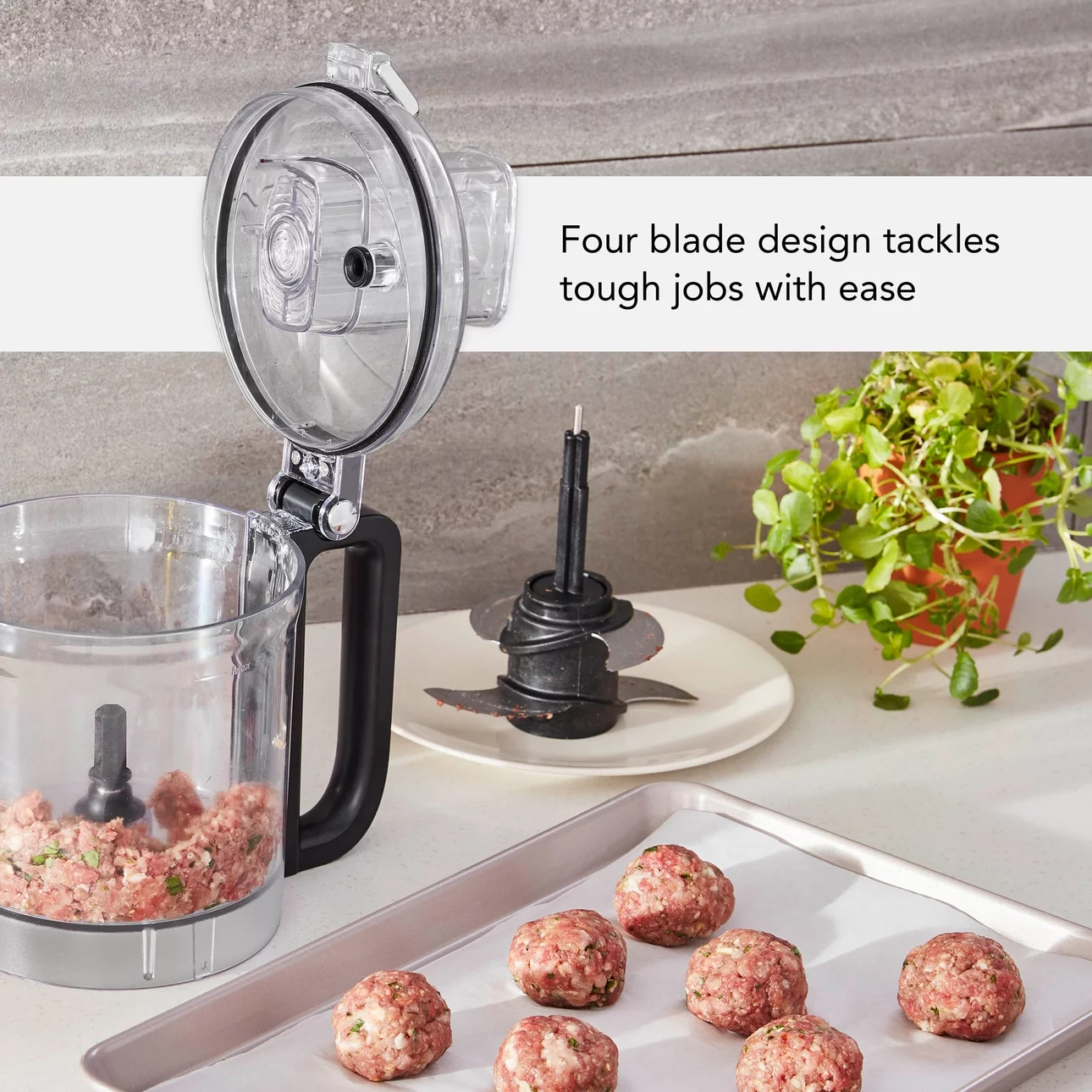 KitchenAid 9 Cup Food Processor, Black Matte, KFP0921