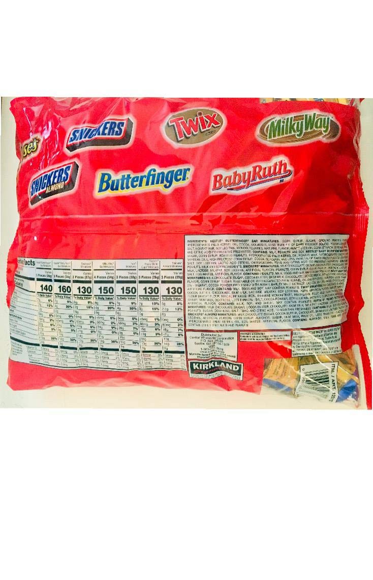 Kirkland Signature Mini Favorites Chocolates Variety Pack 5 Lb Bag