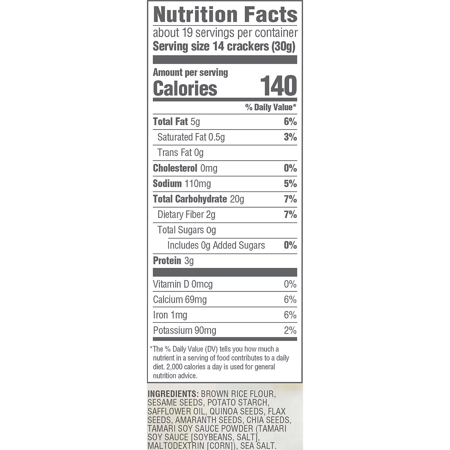 Crunchmaster 5 Seed Multi-Grain Cracker Pack of 4, 5oz ea