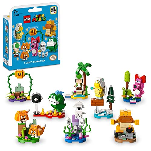 LEGO 71413 Super Mario Characters Pack - Series 6, Collectable Mystery Toy Figures for Children, Can be Combined with The Starter Pack for More Game Options (1 Style - Random Unit)