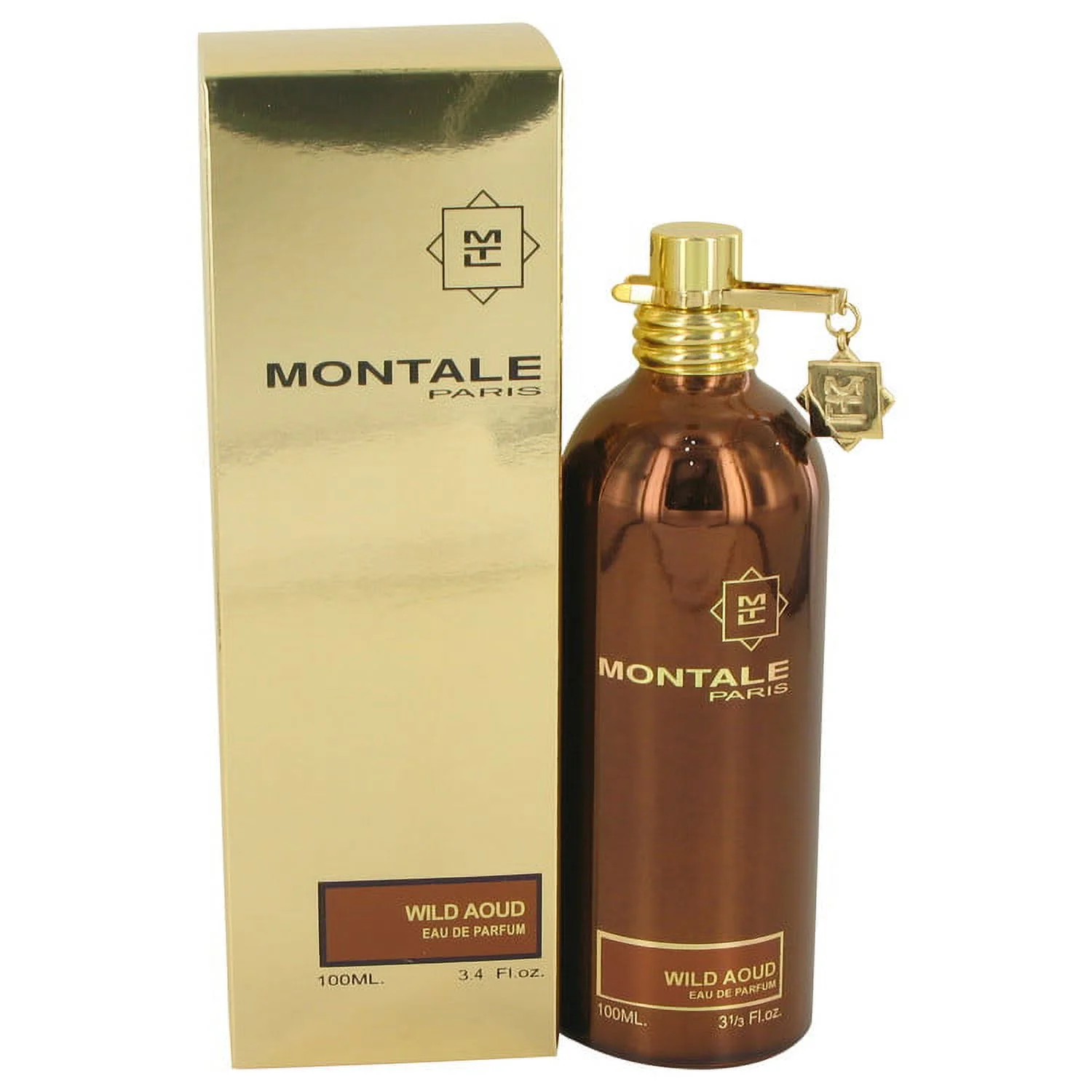 Montale Wild Aoud by Montale Eau De Parfum Spray (Unisex) 3.4 oz For Women