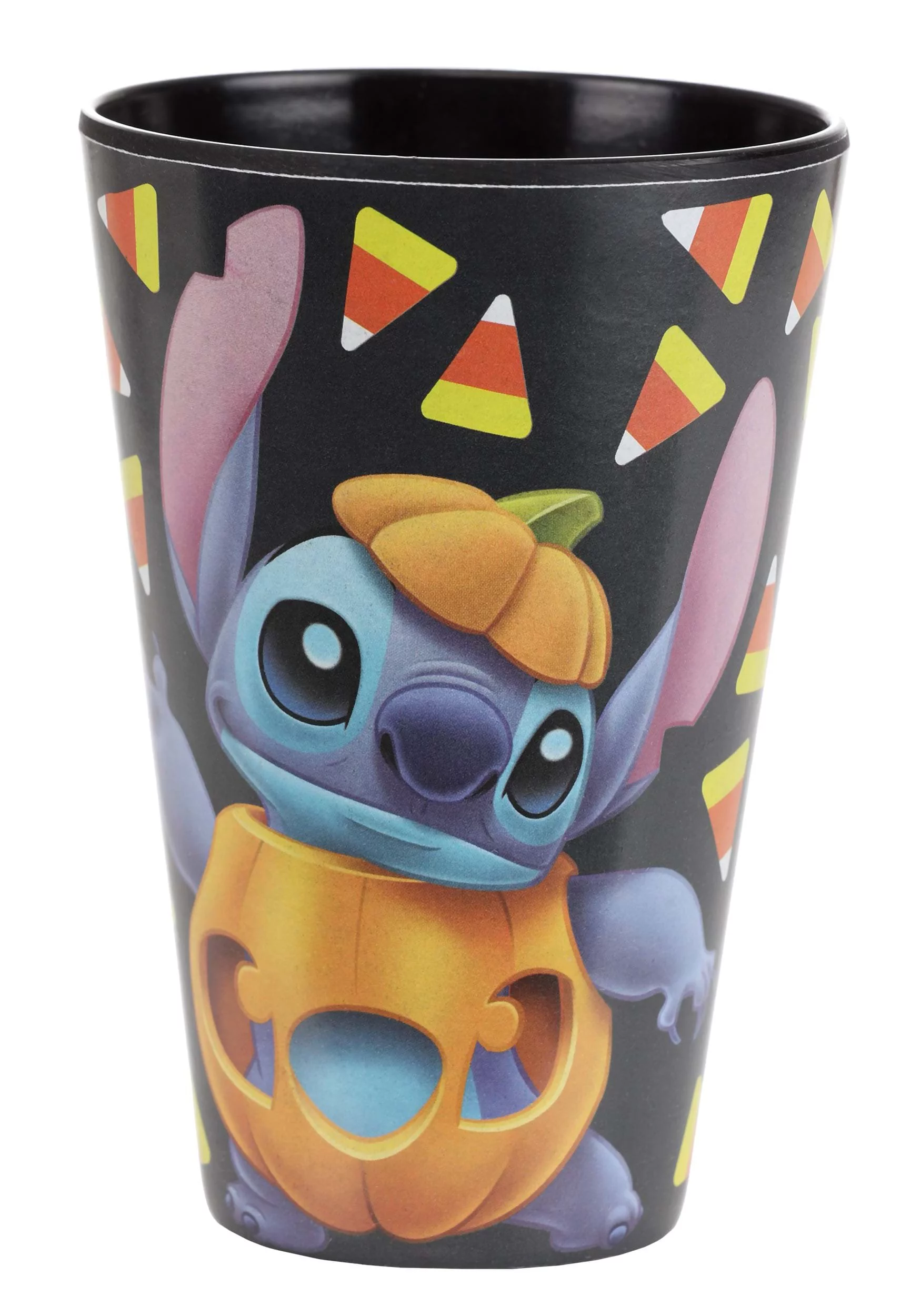 Disney Stitch Jack O'Lantern Black Tumblers Set of 4