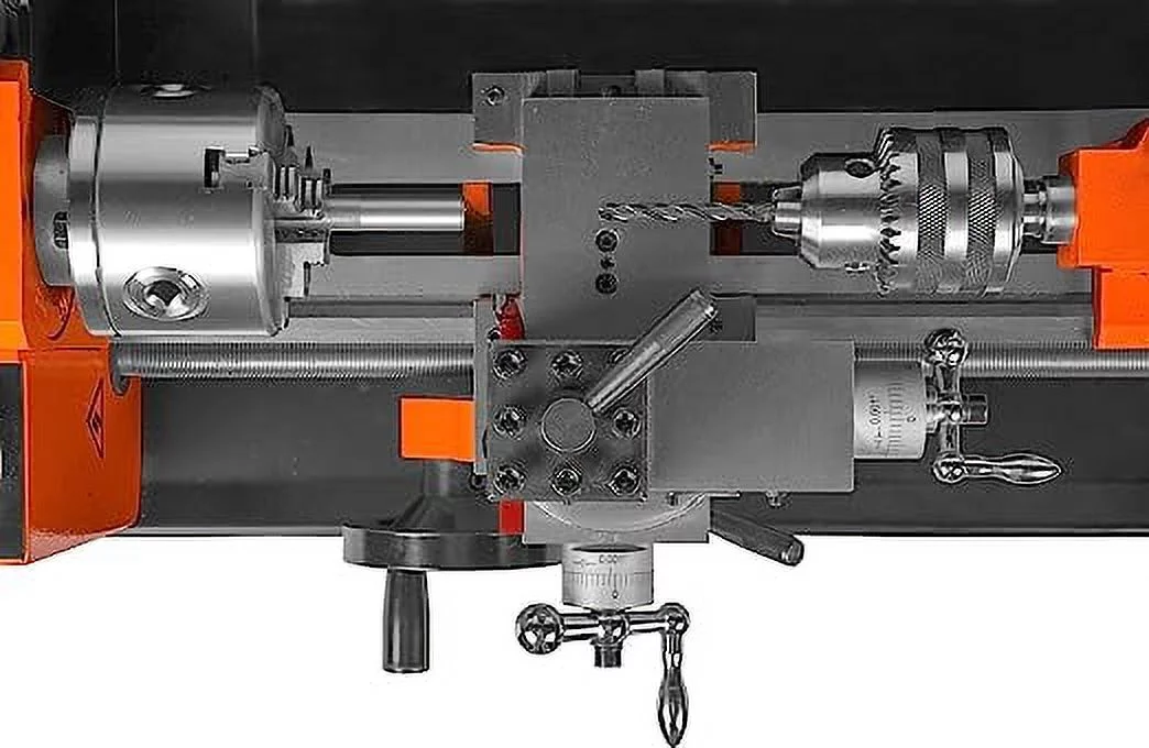 WEN 7-by 12-Inch Benchtop Metal Lathe, Variable Speed, Two Direction