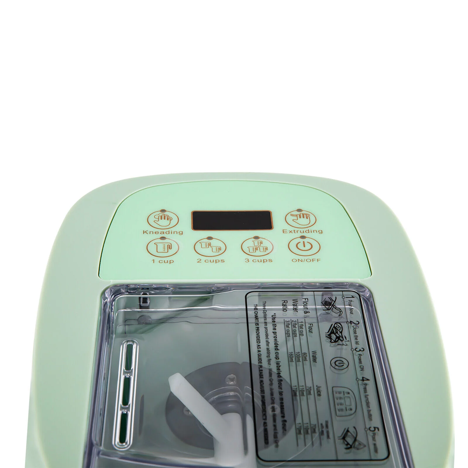 Miumaeov 13-Mode Automatic Noodle Maker Electric Pasta Lasagna Dumpling Skin Making Machine Green