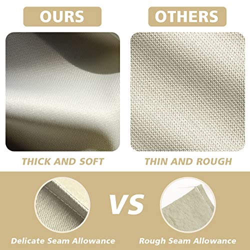 Seliem Winter Pine Cone Needle Branch Berry Table Runner, Watercolor Botanical Tabletop Scarf Home Kitchen Plant Decor, Christmas Farmhouse Holiday Rustic Burlap Dining Decoration Party Supply 13 X 72