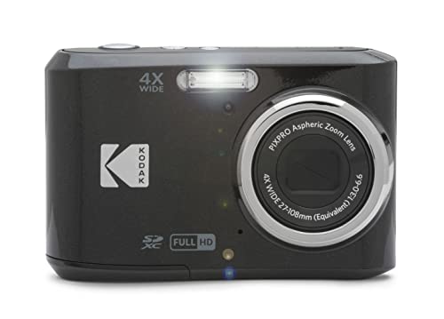 KODAK PIXPRO Friendly Zoom FZ45-BK 16MP Digital Camera with 4X Optical Zoom 27mm Wide Angle and 2.7