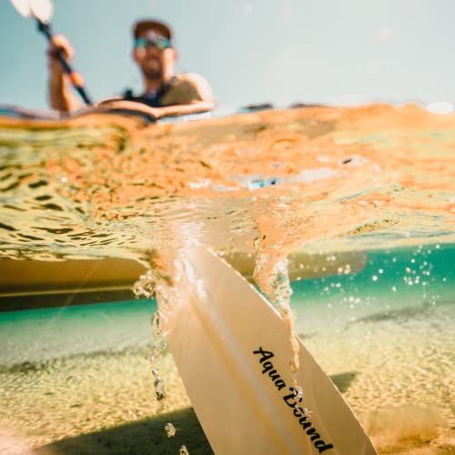 AQUA BOUND Sting Ray Hybrid Kayak Paddle - Carbon Shaft/Composite Blade