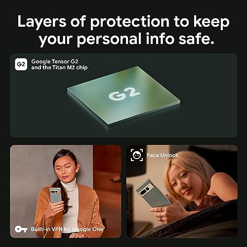 Google Pixel 7 Pro - 5G Android Phone - Unlocked Smartphone with Telephoto/Wide Angle Lens, and 24-Hour Battery - 128GB - Obsidian