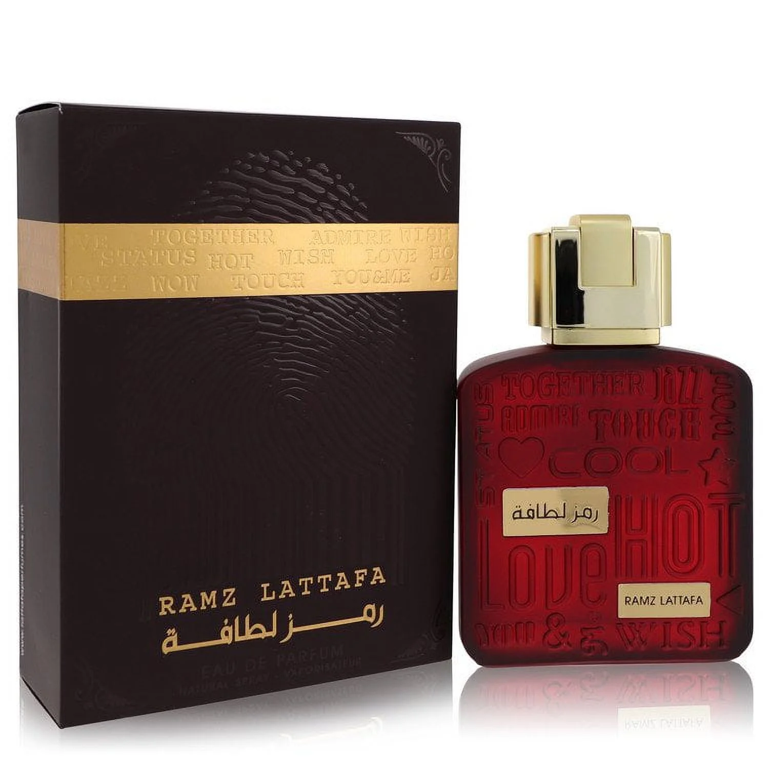 Ramz Lattafa Gold by Lattafa Eau De Parfum Spray (Unisex) 3.4 oz for Women - Brand New