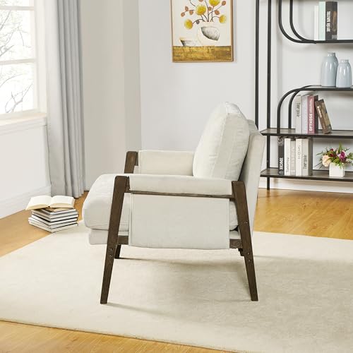 Roundhill Furniture Kelly Mid-Century Modern Accent Armchair, Green