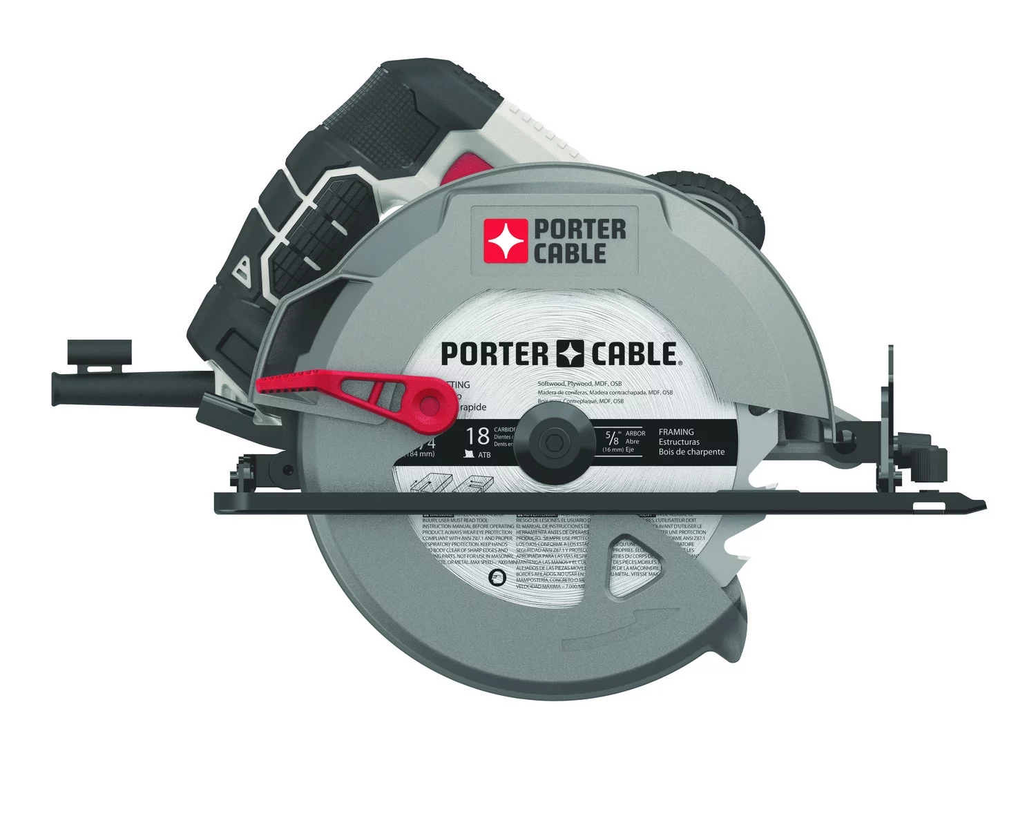 PORTER CABLE PCE300 - 15 -Amp 7-1/4 Inch Heavy Duty Magnesium Shoe Circular Saw