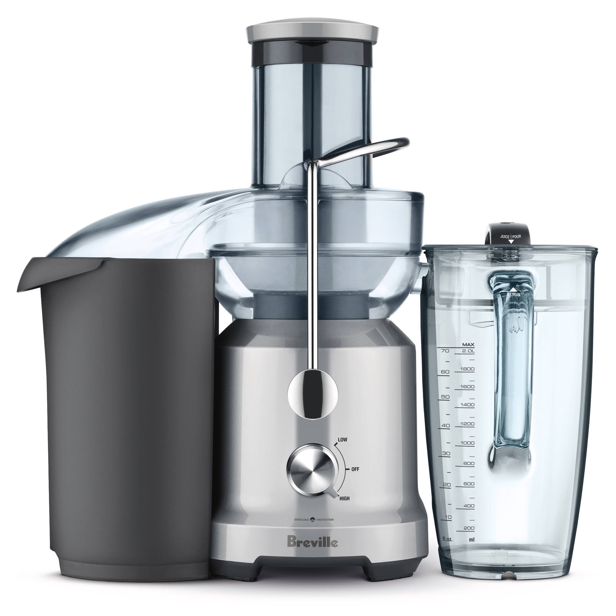 Breville The Juice Fountain 70 Ounce Cold Electric Juicer with Anchor Hocking Glass Carafe