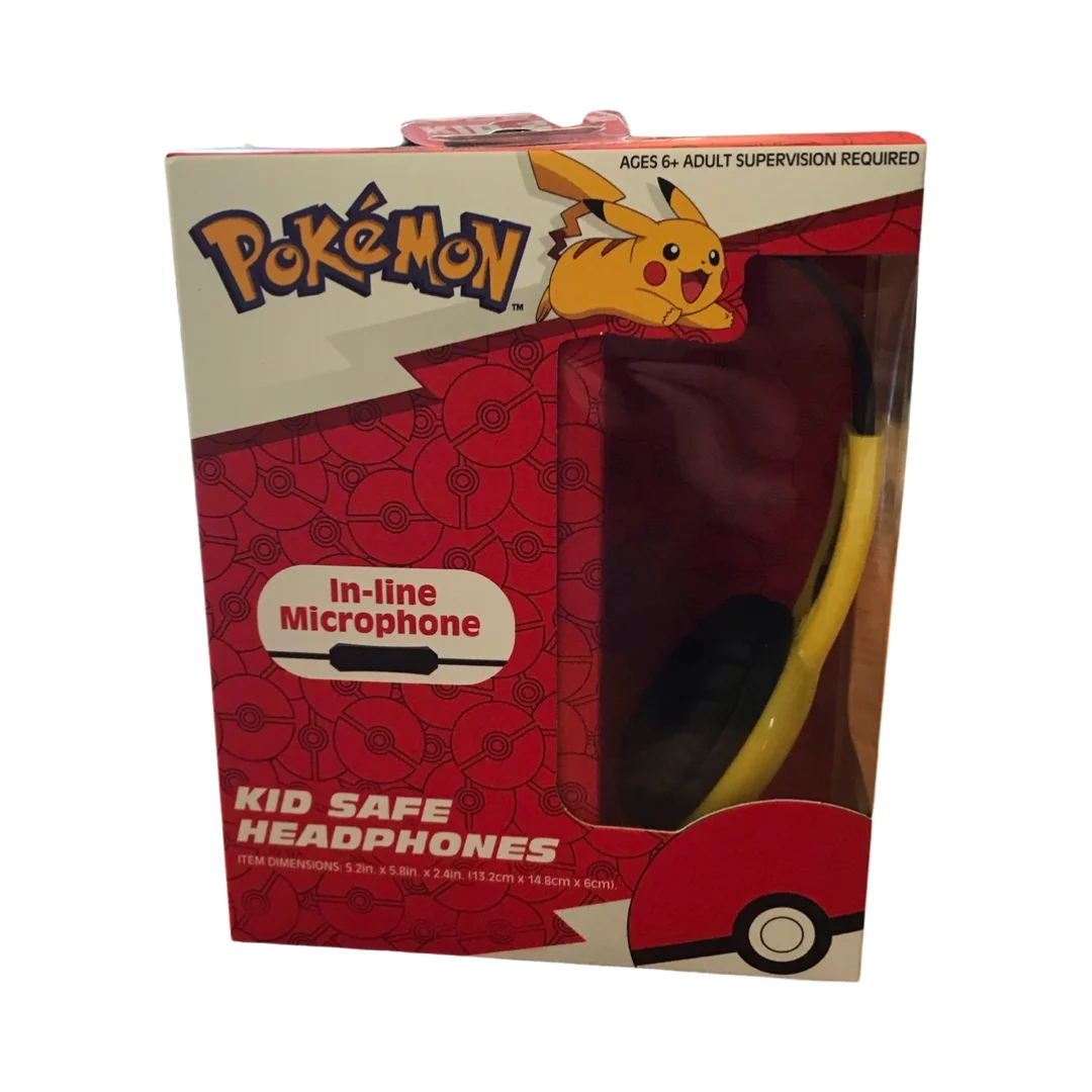 Pokémon Kid Safe Headphone In-Line Microphone