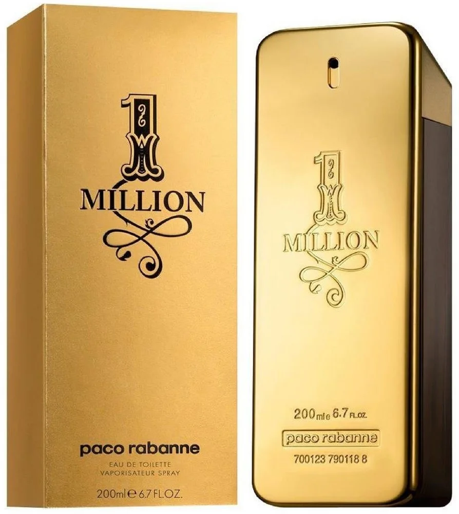 2 Pack - 1 Million By Paco Rabanne Eau de Toilette Spray For Men 6.70 oz