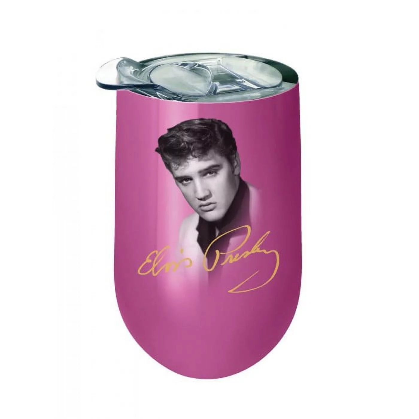 SPOONTIQUES 16947 ELVIS STAINLESS WINE TUMBLER